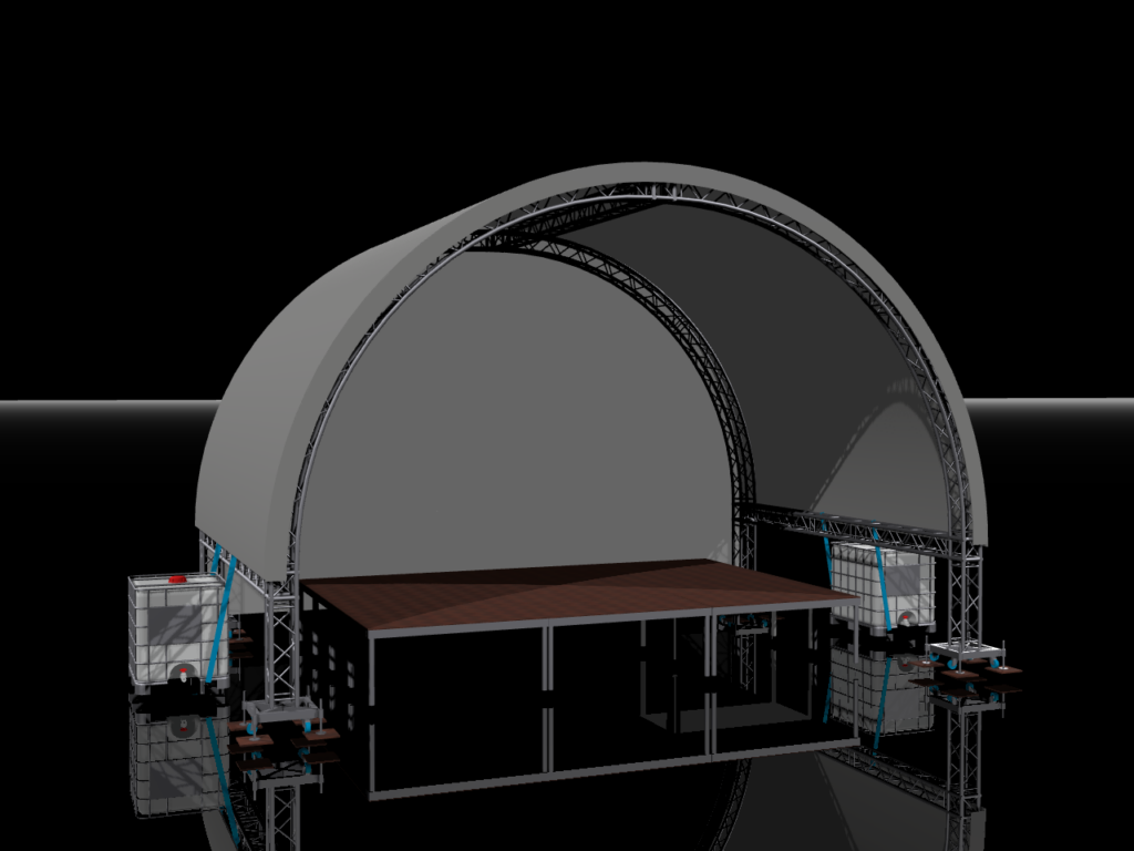 Tunnelbühne 8x5